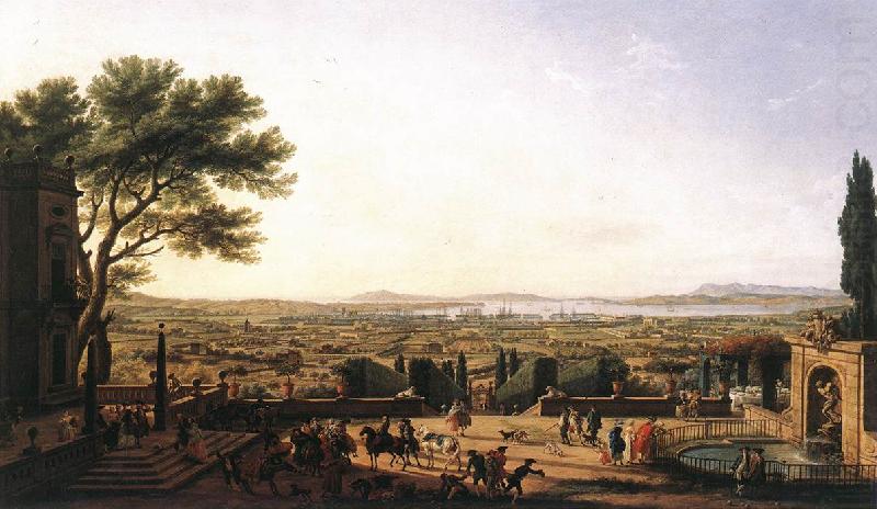 VERNET, Claude-Joseph The Town and Harbour of Toulon aer china oil painting image